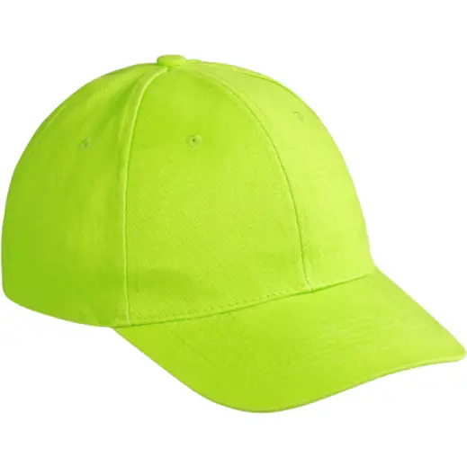 Pro Basic Cap - 6 Panel Lime